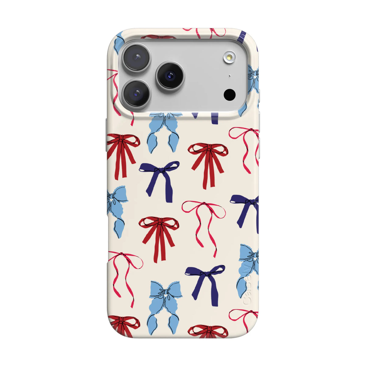 American Girlie | Red White & Blue Bows Case
