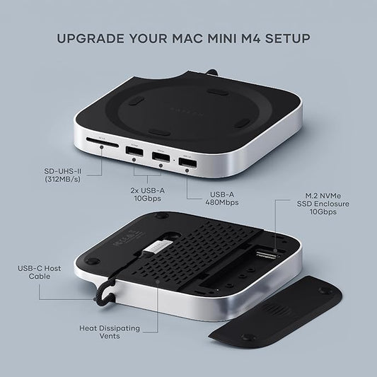 Satechi Mac mini M4 Hub & Stand