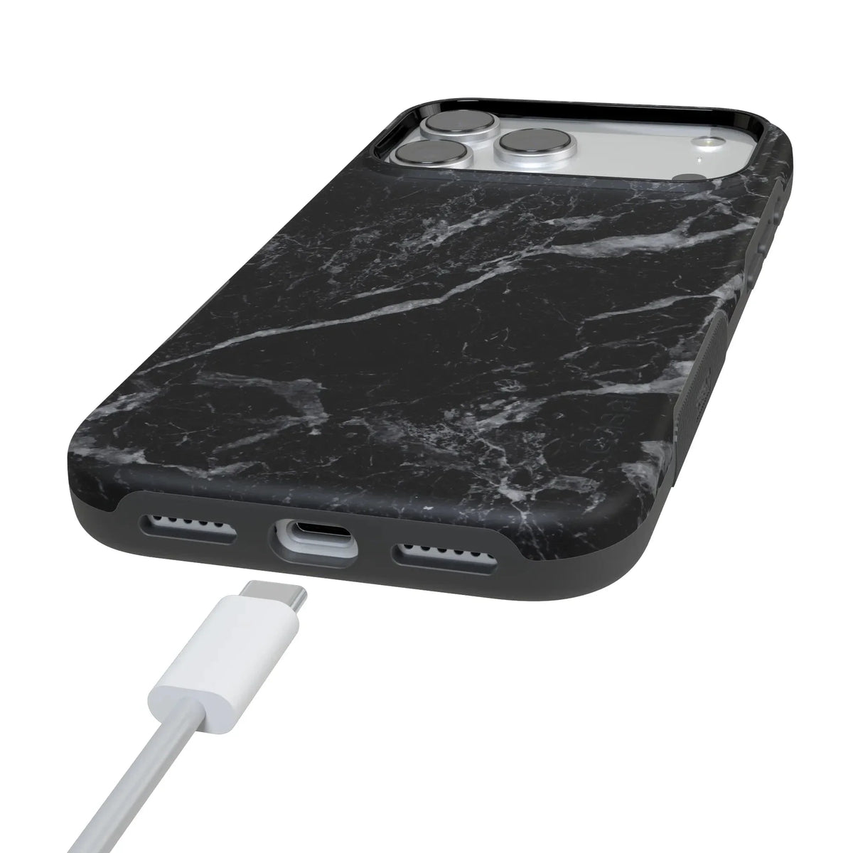Black Pearl | Classic Black Marble Case