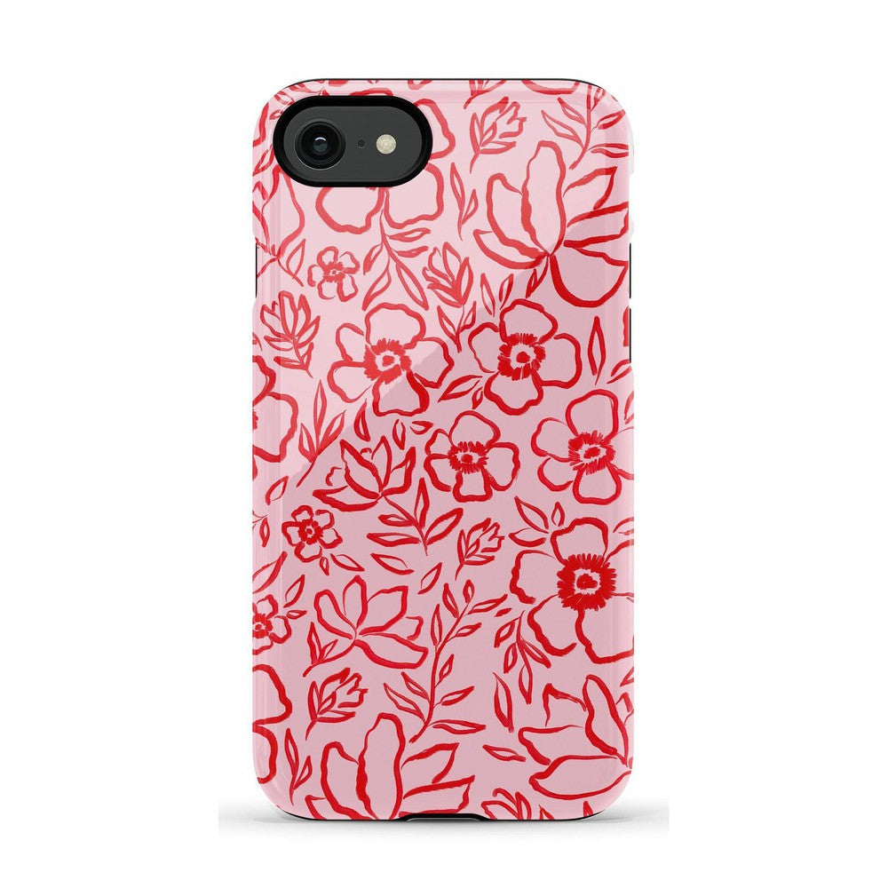 Blush Garden | Floral Doodle Case