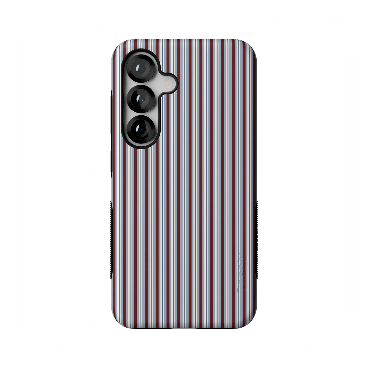 Bistro Stripes | Blue & Maroon Case