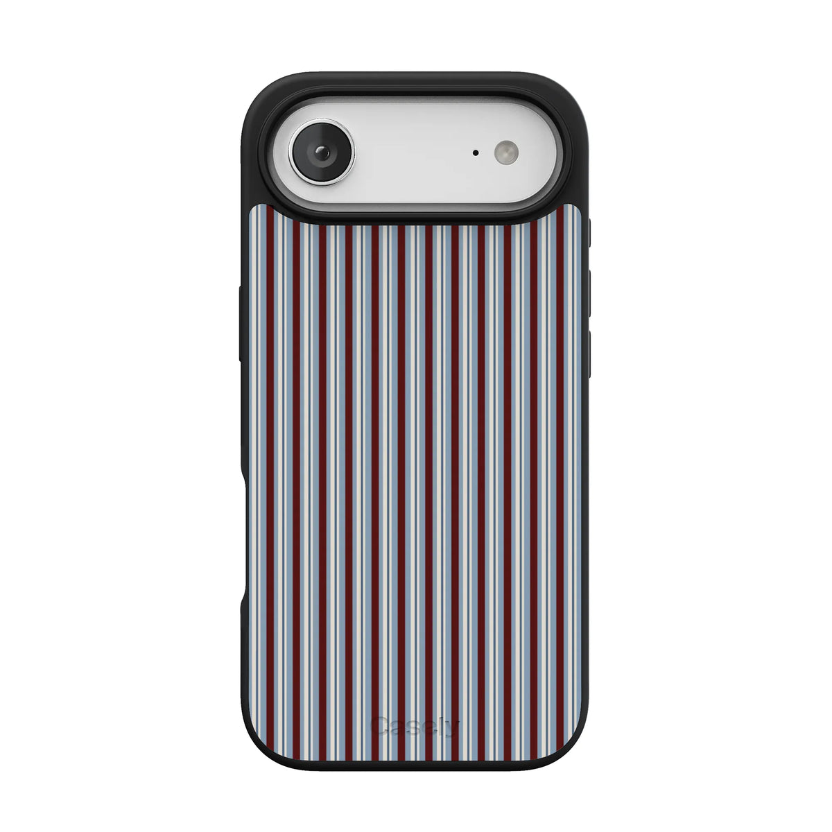 Bistro Stripes | Blue & Maroon Case