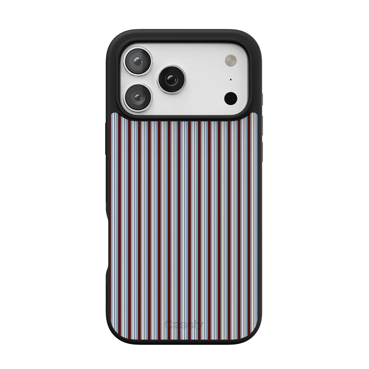 Bistro Stripes | Blue & Maroon Case
