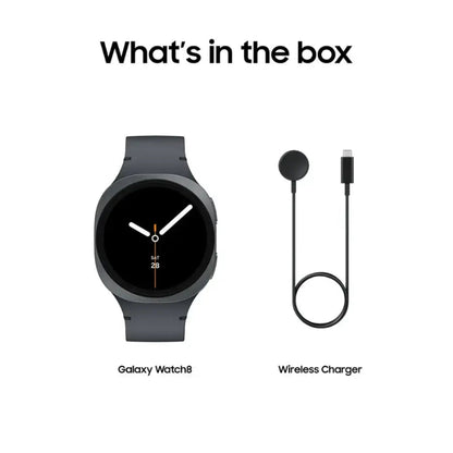 Samsung Galaxy Watch8 Aluminum Case Smartwatch with Sport Band - Bluetooth