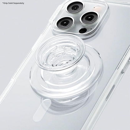 PopSockets iPhone 16 Pro Case Compatible with MagSafe, Phone Case for iPhone 16 Pro, Wireless Charging Compatible, Case Only - Clear