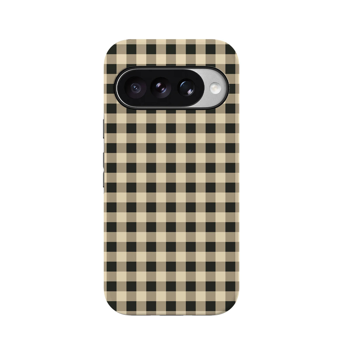 Cedar Lane | Black & Cream Gingham Case
