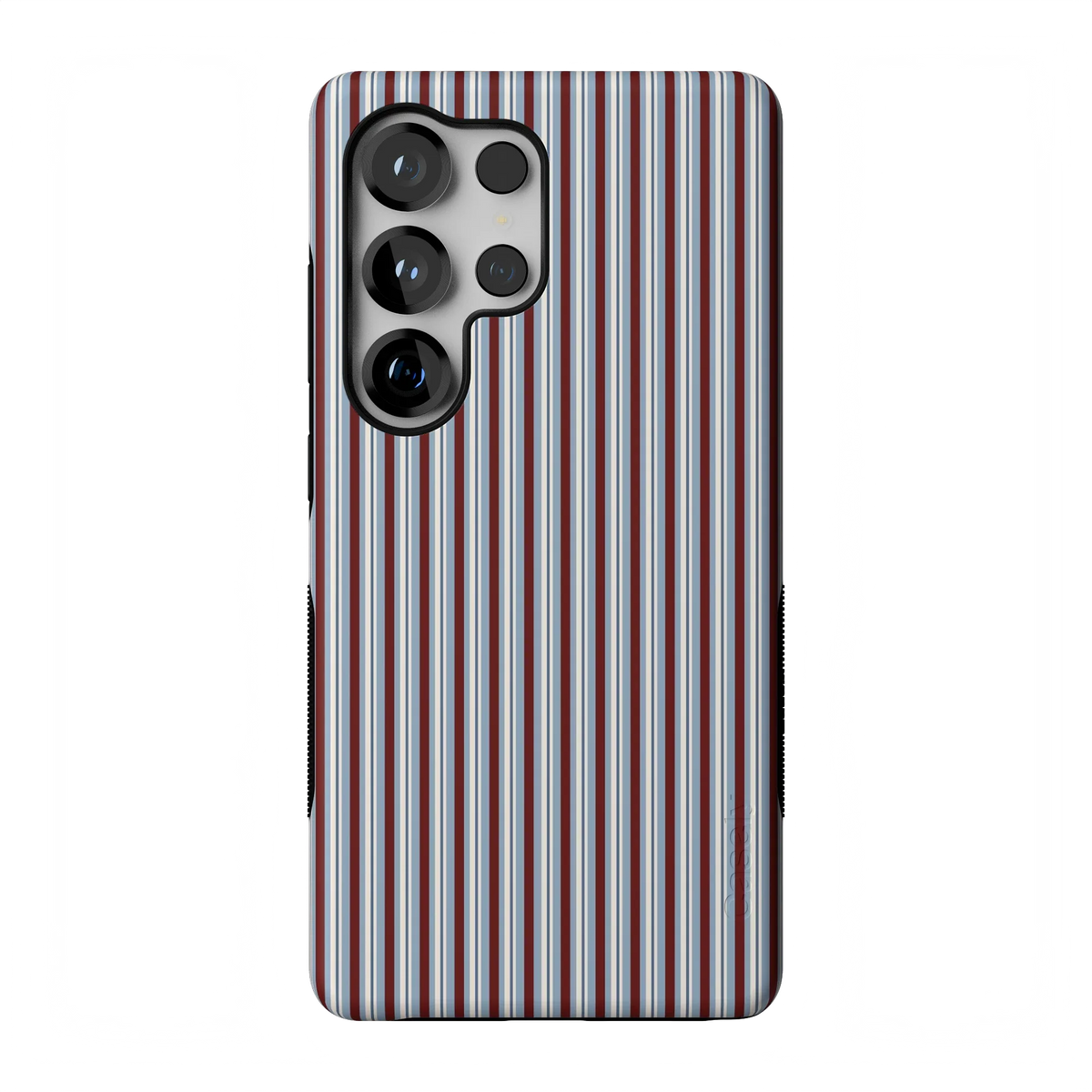 Bistro Stripes | Blue & Maroon Case