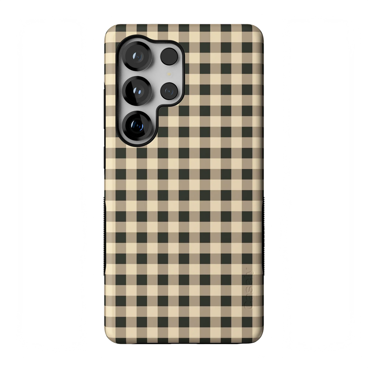 Cedar Lane | Black & Cream Gingham Case