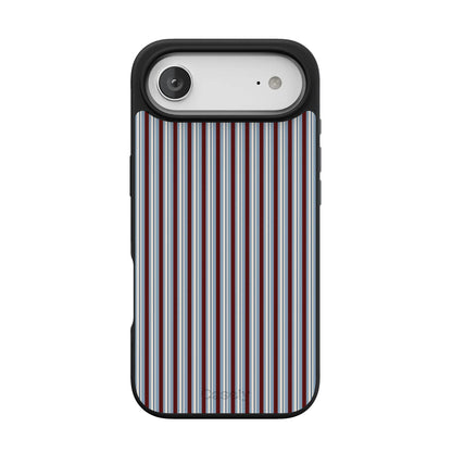 Bistro Stripes | Blue & Maroon Case