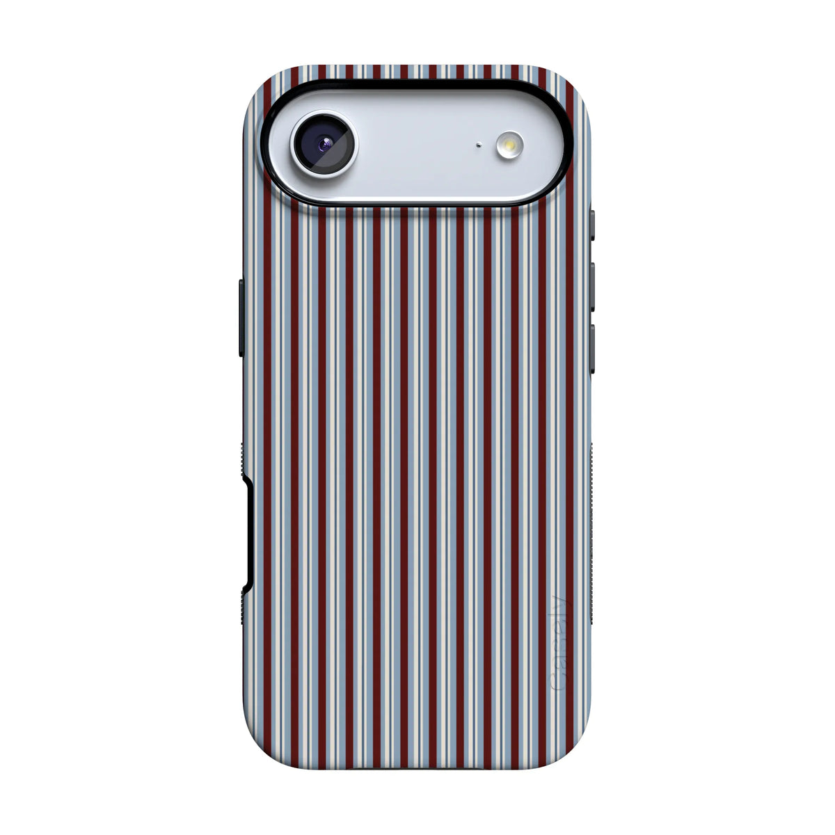 Bistro Stripes | Blue & Maroon Case
