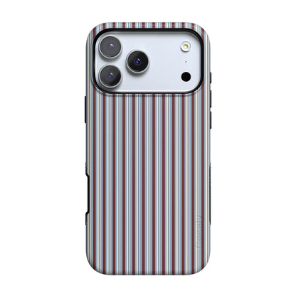 Bistro Stripes | Blue & Maroon Case