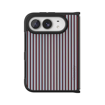 Bistro Stripes | Blue & Maroon Case