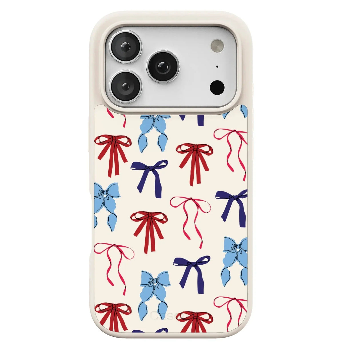 American Girlie | Red White & Blue Bows Case