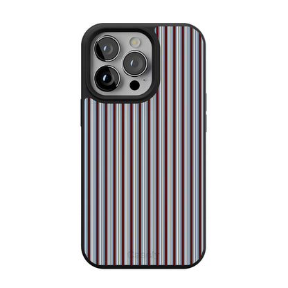 Bistro Stripes | Blue & Maroon Case