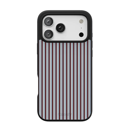 Bistro Stripes | Blue & Maroon Case