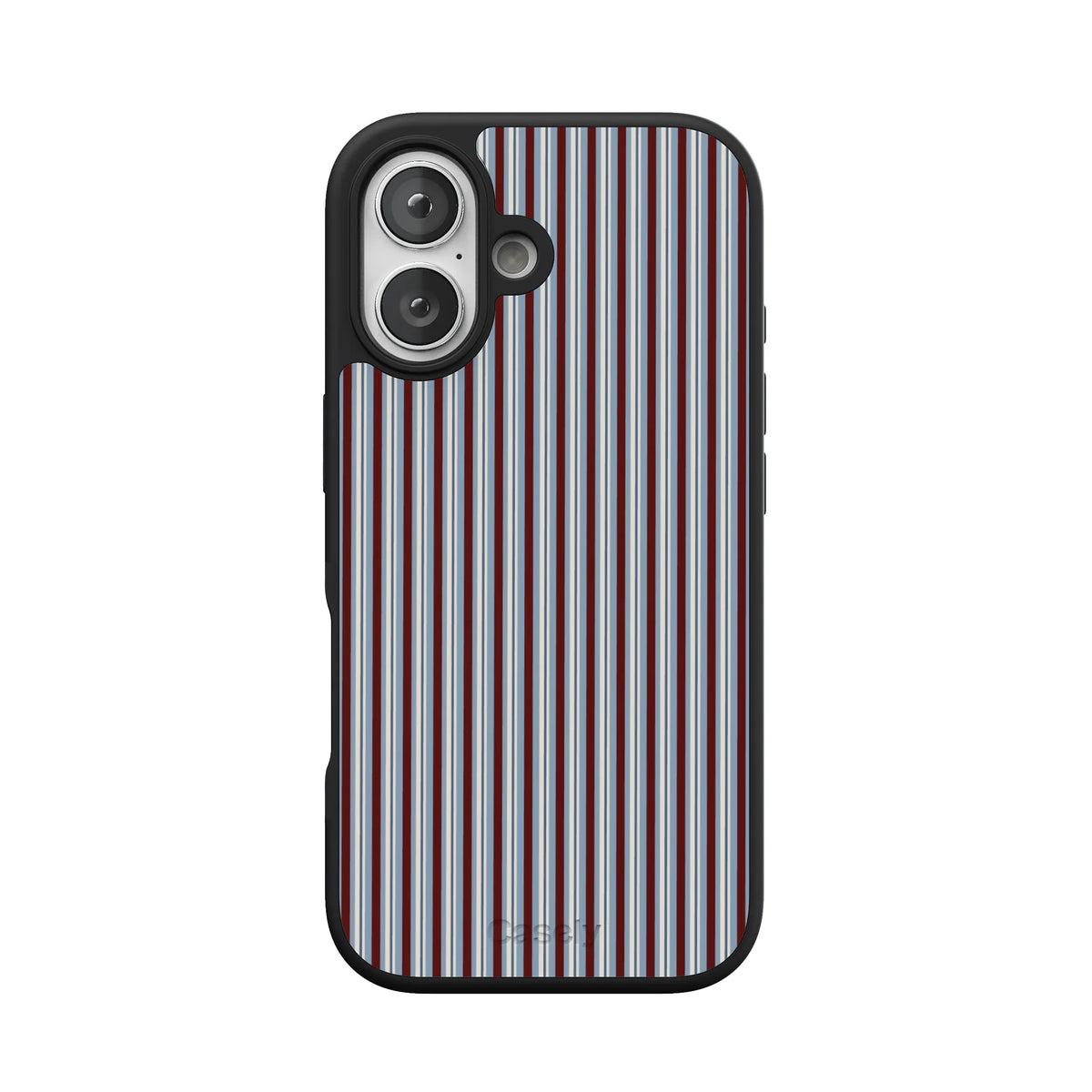 Bistro Stripes | Blue & Maroon Case