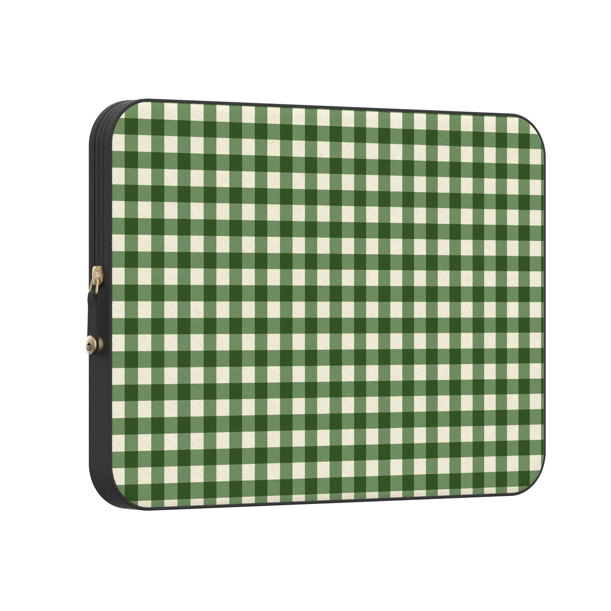 Checked Twice | Green Plaid Laptop Case