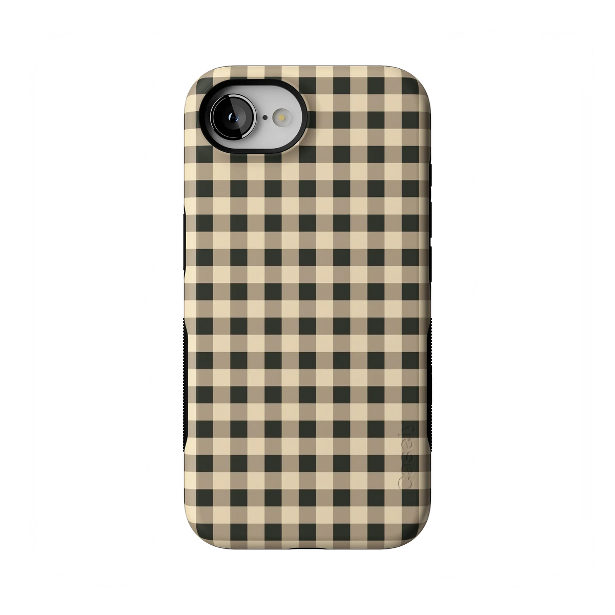 Cedar Lane | Black & Cream Gingham Case
